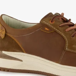 Hush Puppies Leren heren sneakers cognac Sale