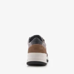Hush Puppies Leren heren sneakers grijs Best
