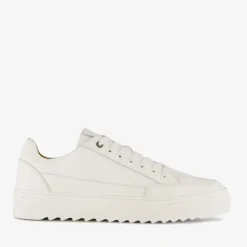 Van Beers Leren heren sneakers wit Sale