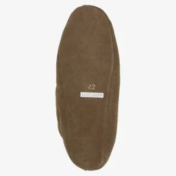 Thu!s Leren heren Spaanse sloffen groen New