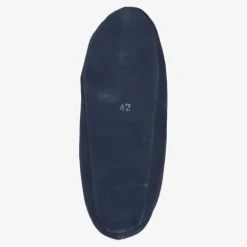 Thu!s Leren heren Spaanse sloffen blauw