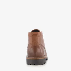 Van Beers Leren heren veterboots cognac Online