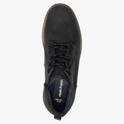 Hush Puppies Leren heren veterschoenen blauw Online