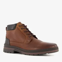 Van Beers Leren heren veterschoenen bruin Discount