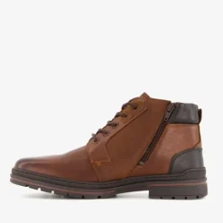 Van Beers Leren heren veterschoenen bruin Discount
