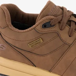 Skechers Leren heren veterschoenen bruin Clearance