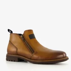 Bugatti Leren herenschoenen cognac bruin Clearance