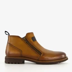 Bugatti Leren herenschoenen cognac bruin Clearance