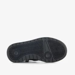 Stap Leren hoge jongens sneakers zwart blauw