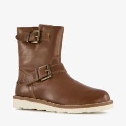 Groot Leren jongens boots cognac Hot