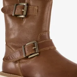 Groot Leren jongens boots cognac Hot