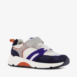 TwoDay Leren jongens sneakers blauw wit Online