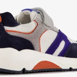 TwoDay Leren jongens sneakers blauw wit Online