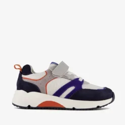 TwoDay Leren jongens sneakers blauw wit Online