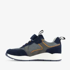 TwoDay Leren jongens sneakers blauw oranje Discount