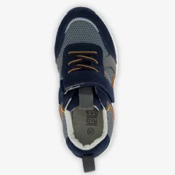 TwoDay Leren jongens sneakers blauw oranje Discount