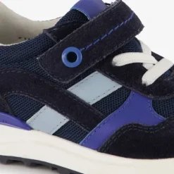 TwoDay Leren jongens sneakers blauw oranje Discount