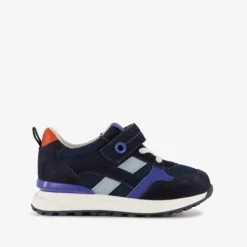 TwoDay Leren jongens sneakers blauw oranje Discount