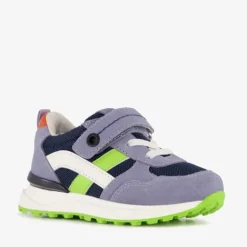 TwoDay Leren jongens sneakers blauw groen Clearance