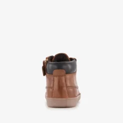Groot Leren jongens veterschoenen cognac Discount