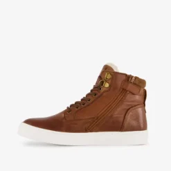 Groot Leren jongens veterschoenen bruin Outlet