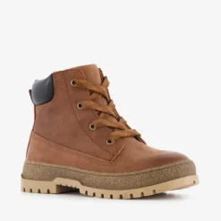 Stap Leren jongens veterschoenen bruin New