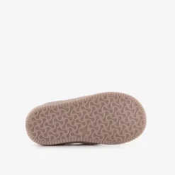 Groot Leren meisjes boots met panterprint bruin Outlet