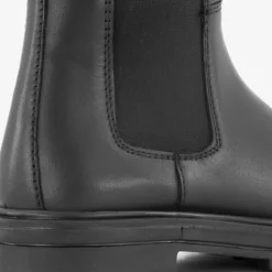 Groot Leren meisjes Chelsea boots zwart Best
