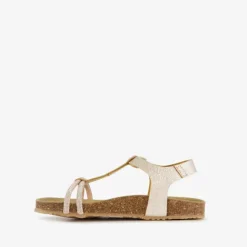 Groot Leren meisjes sandalen met glittersteentjes Discount