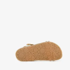 Groot Leren meisjes sandalen met glittersteentjes Discount