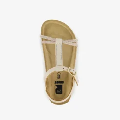 Groot Leren meisjes sandalen met glittersteentjes Discount