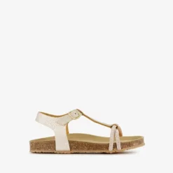 Groot Leren meisjes sandalen met glittersteentjes Discount