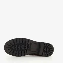 Braqeez Leren meisjes veterboots roségoud Sale