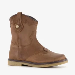 Groot Leren meisjes western boots bruin Hot