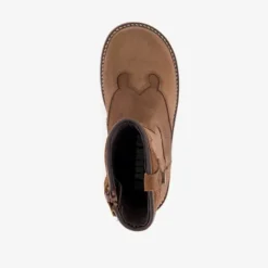 Groot Leren meisjes western boots bruin Hot