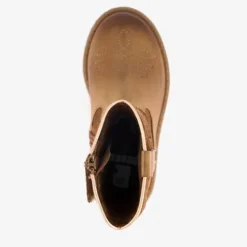 Groot Leren meisjes western boots cognac