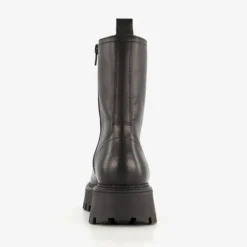 Harper Leren veterboots met dikke zool zwart Online