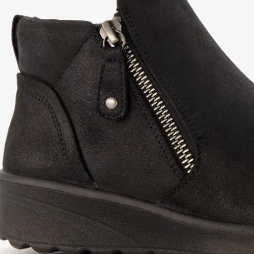 Skechers Lovely Vibe dames enkellaarsjes zwart Outlet