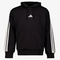 Adidas M 3S heren hoodie zwart wit Clearance