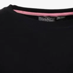 TwoDay Meisjes basic T-shirt zwart Hot