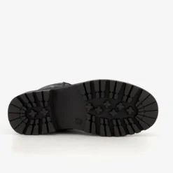 Blue Box Meisjes biker boots met strass steentjes zwart