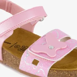 Hush Puppies Meisjes bio sandalen met vlinder roze Online