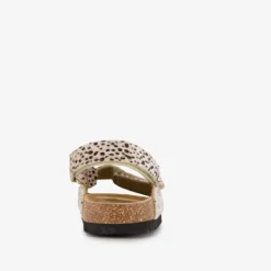 Scapino Meisjes bio sandalen met panterprint beige zwart Clearance