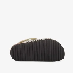 Scapino Meisjes bio sandalen met panterprint beige zwart Clearance