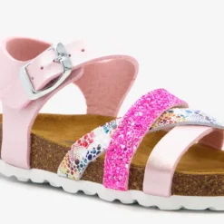 Hush Puppies Meisjes bio sandalen roze glitters Discount