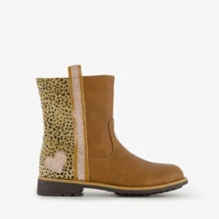 Blue Box Meisjes boots met panterprint en glitters Best