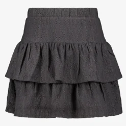 MyWay Meisjes broderie rok met ruches grijs Best