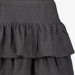 MyWay Meisjes broderie rok met ruches grijs Best