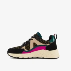 Blue Box Meisjes dad sneakers met dierenprint New