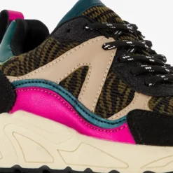 Blue Box Meisjes dad sneakers met dierenprint New